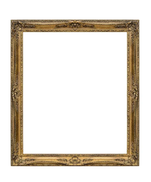 Old picture frame on white background — Stock Photo, Image