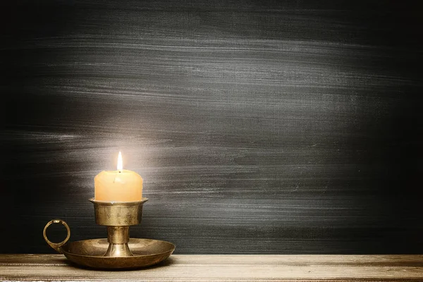 Candle at nigh — Stock Photo, Image