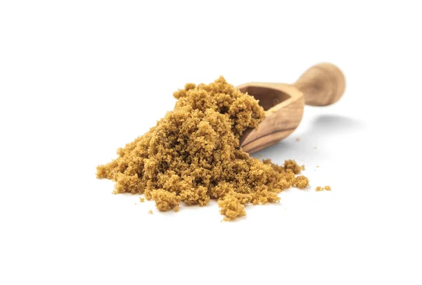 Naturalny nierafinowany cukier brązowy — Zdjęcie stockowe