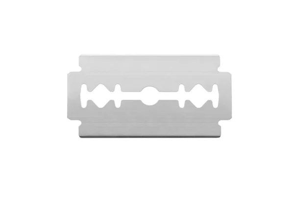 Razor Blade Isolated White Background Including Clipping Path — Stock Photo, Image