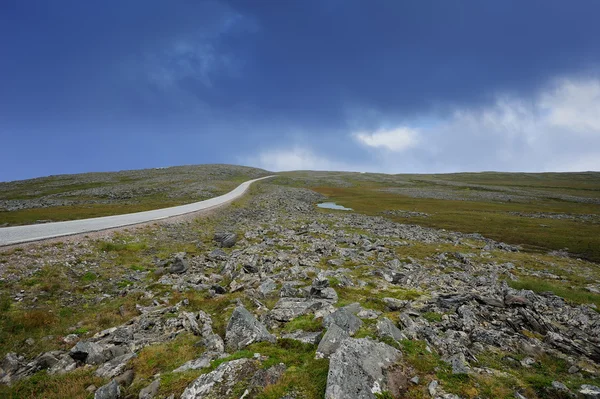 Tie Nordkappiin, Norjaan — kuvapankkivalokuva