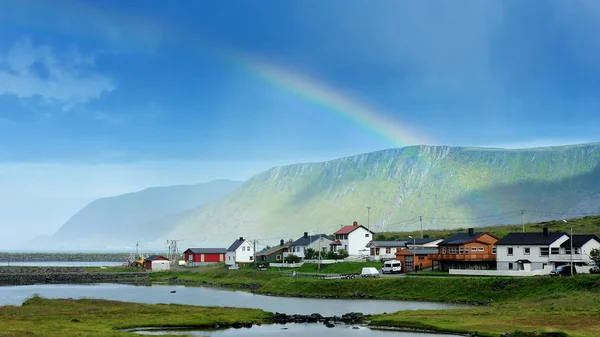 Skarsvag village, Noruega — Fotografia de Stock