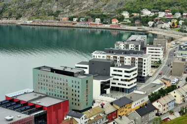 Hammerfest şehir, Norveç'in görünümü