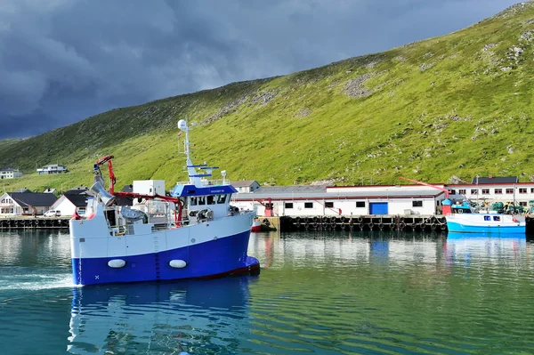 Skarsvag village, Noruega — Fotografia de Stock