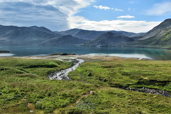 Landskapet i Mageroya Island, Norge — Stockfoto