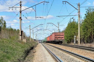 eski hareketli yük treni