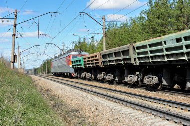 eski hareketli yük treni