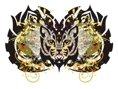 Soyut tribal kelebek sıçraması