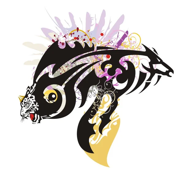 Абстрактный символ рыбы — стоковый вектор
