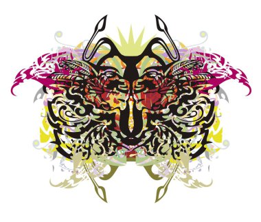 Soyut kelebek sıçraması