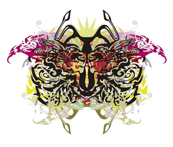 Soyut kelebek sıçraması