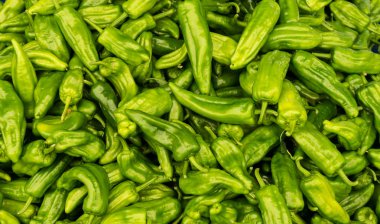 Yeşil peper chili. arka plan