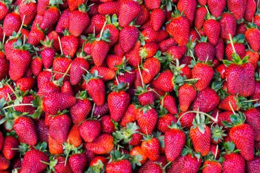 Kırmızı çilek. arka plan gıda