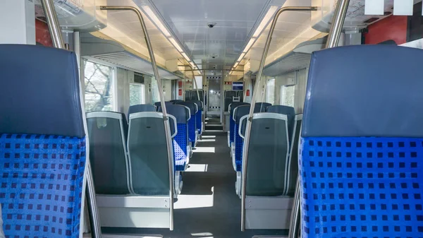 boş vagon. tren içinde