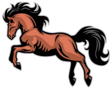 Logonuza ya da başka bir amaca uygun Mustang atı çalıştırmak