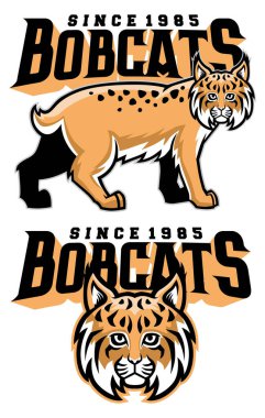 Wildcats 'in vektör maskotunu ayarla