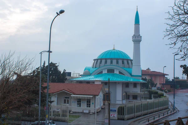 Aziz Mahmud Hudayi Fundación Cilehane Mezquita Vista Complejo Mezquita Ilehane — Foto de Stock