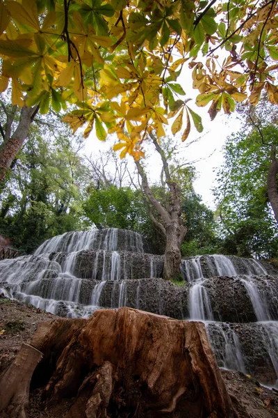 River Waterfall Autumn Season — Stock Photo, Image