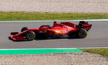 İspanya 'da bir yarış devresi.