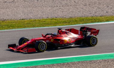 İspanya 'da bir yarış devresi.