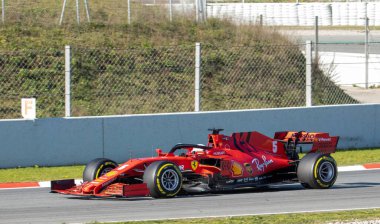 İspanya 'da bir yarış devresi.