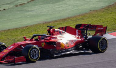 İspanya 'da bir yarış devresi.