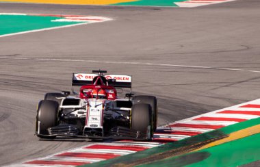 İspanya 'da bir yarış devresi.