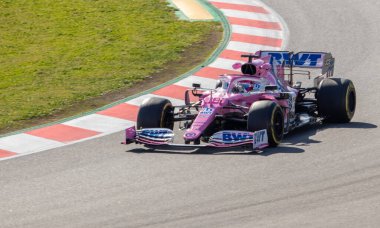 İspanya 'da bir yarış devresi.