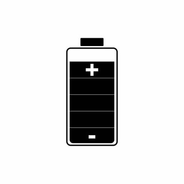 Düz dizüstü bilgisayarı yükle, güç dolgusu vektör simgesi tasarımı