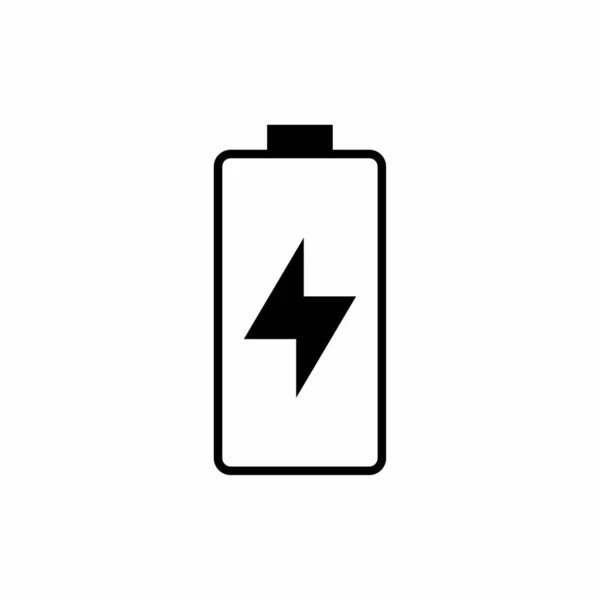 Charge Laptop Flat Illustration Power Plug Vector Icon Design — Stock Vector