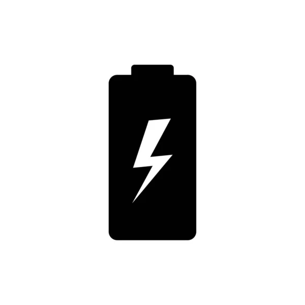 Charge Laptop Flat Illustration Power Plug Vector Icon Design — Stock Vector