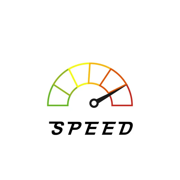 Site Speed Test Concept Nopea Tai Hidas Kuormitus Seo Kehitys — vektorikuva