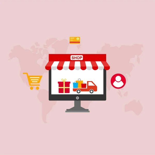 Web sitesi veya Mobil Uygulama Vektörü Pazarlama ve Dijital Pazarlama