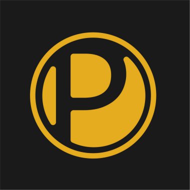 Harf yazı tipi logosu tasarımı konsepti. Web afişi, iş sunumu, reklam materyali için vektör illüstrasyonu.