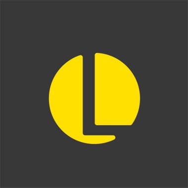 Harf yazı tipi logosu sonsuz tasarım konsepti. Web afişi, iş sunumu, reklam materyali için vektör illüstrasyonu.