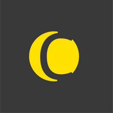 Harf yazı tipi logosu sonsuz tasarım konsepti. Web afişi, iş sunumu, reklam materyali için vektör illüstrasyonu.