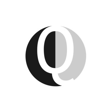 Harf yazı tipi logosu sonsuz tasarım konsepti. Web afişi, iş sunumu, reklam materyali için vektör illüstrasyonu.