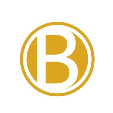 Harf yazı tipi logosu tasarımı konsepti. Web afişi, iş sunumu, reklam materyali için vektör illüstrasyonu.