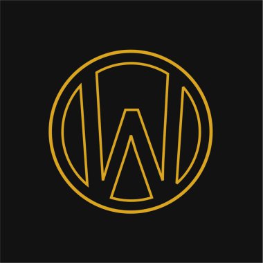 Harf yazı tipi logosu tasarımı konsepti. Web afişi, iş sunumu, reklam materyali için vektör illüstrasyonu.