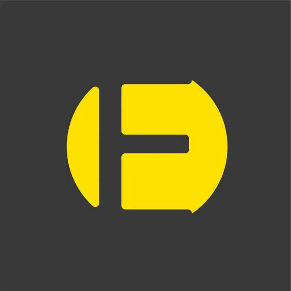 Letra Fuente Logo Diseño Concepto Infinito Ilustración Vectorial Para Banner — Vector de stock