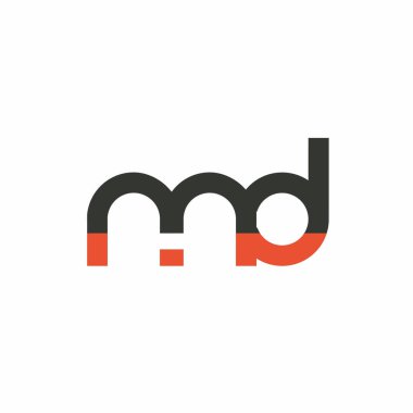 Harf yazı tipi logosu tasarımı. Simge sonsuzluk kavramını yuvarladı. Web afişi, iş sunumu, reklam materyali için vektör illüstrasyonu.