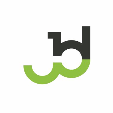 Harf yazı tipi logosu tasarımı. Simge sonsuzluk kavramını yuvarladı. Web afişi, iş sunumu, reklam materyali için vektör illüstrasyonu.