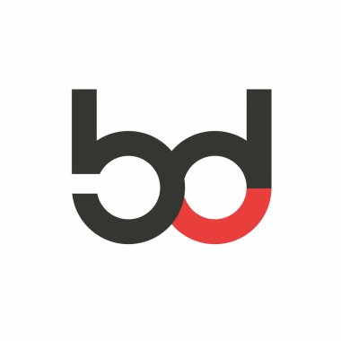 Harf yazı tipi logosu tasarımı. Simge sonsuzluk kavramını yuvarladı. Web afişi, iş sunumu, reklam materyali için vektör illüstrasyonu.