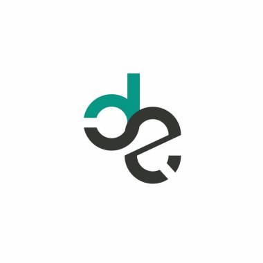 Harf yazı tipi logosu tasarımı. Simge sonsuzluk kavramını yuvarladı. Web afişi, iş sunumu, reklam materyali için vektör illüstrasyonu.