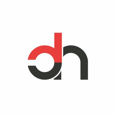 Harf yazı tipi logosu tasarımı. Simge sonsuzluk kavramını yuvarladı. Web afişi, iş sunumu, reklam materyali için vektör illüstrasyonu.