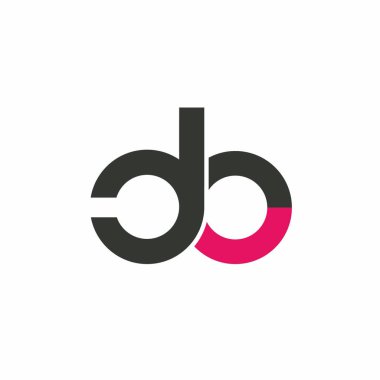 Harf yazı tipi logosu tasarımı. Simge sonsuzluk kavramını yuvarladı. Web afişi, iş sunumu, reklam materyali için vektör illüstrasyonu.