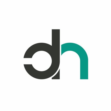 Harf yazı tipi logosu tasarımı. Simge sonsuzluk kavramını yuvarladı. Web afişi, iş sunumu, reklam materyali için vektör illüstrasyonu.