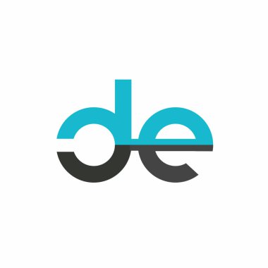 Harf yazı tipi logosu tasarımı. Simge sonsuzluk kavramını yuvarladı. Web afişi, iş sunumu, reklam materyali için vektör illüstrasyonu.