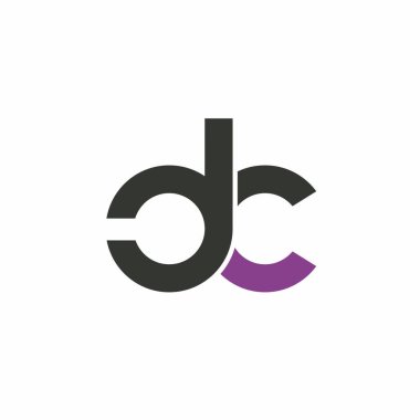 Harf yazı tipi logosu tasarımı. Simge sonsuzluk kavramını yuvarladı. Web afişi, iş sunumu, reklam materyali için vektör illüstrasyonu.