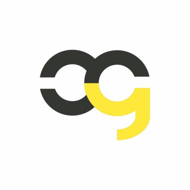 Harf yazı tipi logosu tasarımı. Simge sonsuzluk kavramını yuvarladı. Web afişi, iş sunumu, reklam materyali için vektör illüstrasyonu.